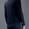 Balmain Wool Pea Coat in Blue for Men (navy) - Lyst