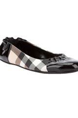 Burberry Checked Ballet Pump