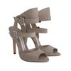 Camilla Skovgaard Peeptoe Buckle Strap Stiletto in Beige (nude) - Lyst
