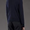 Carven Button Back Sweater in Blue - Lyst