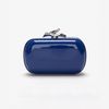 Diane Von Furstenberg Patent Leather Lytton Box Clutch in Blue (navy) - Lyst