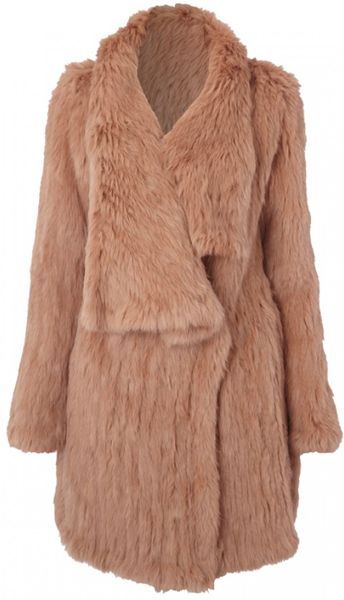 Elizabeth And James Elizabeth and James Elijah Coat Apricot in Brown - Lyst