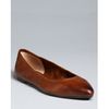 Frye Pointed Toe Ballet Flats Regina in Red (burnt red) - Lyst