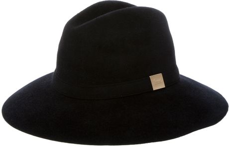 Gucci Wide Brim Hat in Black - Lyst