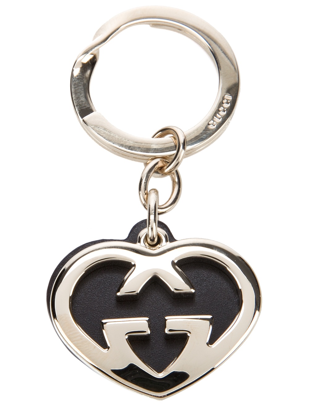 Gucci Heart Logo Keyring in Gold Lyst
