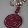 Gucci Leather Key Charm in Red - Lyst