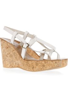 K Jacques St Tropez Diapason Leather Wedge Sandals - Lyst