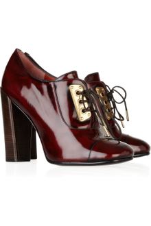 Marc By Marc Jacobs Laceup Patentleather Pumps - Lyst