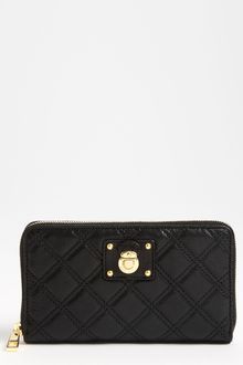 Marc Jacobs Quilting Hudson Leather Wallet - Lyst