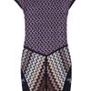 Missoni Zig Zag Cap Sleeve Dress in Purple (black) - Lyst