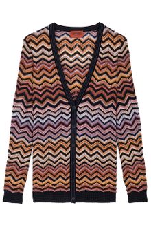 Missoni Short Zig Zag Cardigan - Lyst