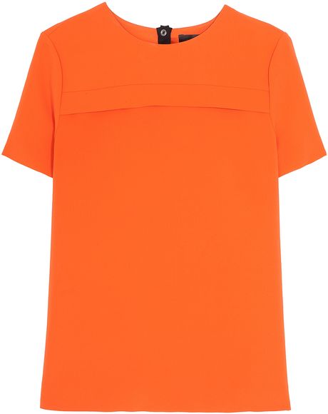 Proenza Schouler Crew Neck Top in Orange - Lyst