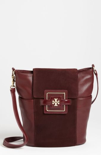 Tory Burch Julian Small Bucket Bag - Lyst