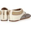Tory Burch Rella Chain and Crochettrimmed Leather Sandals in White - Lyst
