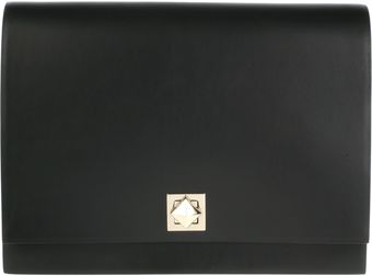 Valentino Maxi Clutch in Cowhide Leather - Lyst