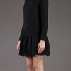 Victoria Beckham Harlequin Insert Dress in Black - Lyst
