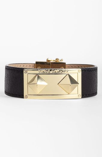 Vince Camuto Studded Leather Wrap Bracelet - Lyst