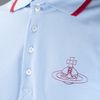Vivienne Westwood Print Polo Shirt in Blue for Men - Lyst