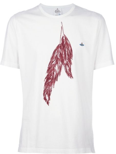 Vivienne Westwood Printed Tshirt in White for Men - Lyst