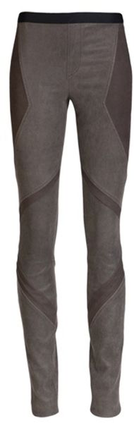 Helmut Lang Embossed Leather Legging - Lyst