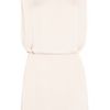 Acne Marlow Satin and Silkorganza Dress in Pink (blush) - Lyst