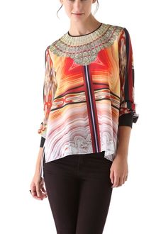 Clover Canyon Marble Necklace Blouse - Lyst