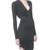 Givenchy Stretch Jersey and Viscose Dress in Black - Lyst