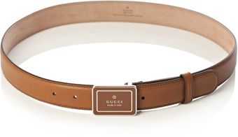 Tan Gucci Belt