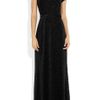 Issa Backless Velvet Gown in Black - Lyst