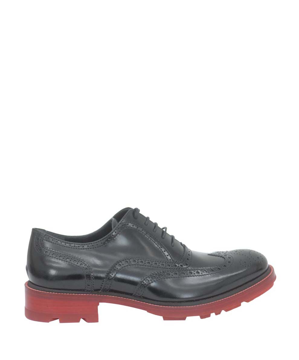 Jil Sander Brogue Bicoloured Shoes in Black for Men Lyst