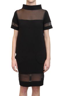 Jo No Fui Silk Gazarre and Woolen Dress - Lyst