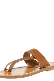 K. Jacques Crisscross Flat Thong Sandal - Lyst