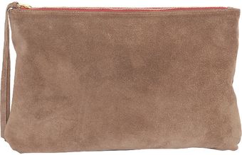 L'Autre Chose Large Suede Pochette - Lyst