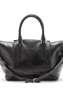 Marc By Marc Jacobs Large Paneled Leather Satchel - Lyst