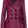 Marc Jacobs Metallic Bouclé Woolblend Jacket in Purple (pink) - Lyst