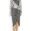 Rag & Bone Rani Printed Jersey Dress in Gray (black) - Lyst