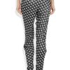 Rag & Bone Rani Printed Jersey Pants in Gray (black) - Lyst