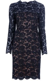 Valentino Lace Dress - Lyst
