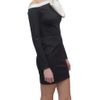 Valentino Woolen Dress with Rosette in Black - Lyst