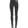 Versace Bimaterial Skinny Jeans in Black - Lyst