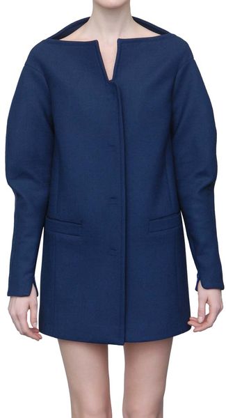 Versus  Puff Sleeve Coat  - Lyst