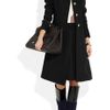 Victoria Beckham Wool Coat in Black - Lyst