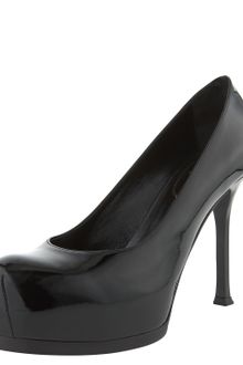 Yves Saint Laurent Tribtoo Patent Pump 4 Heel - Lyst