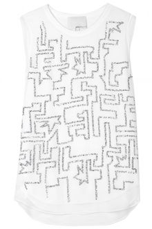 3.1 Phillip Lim Maze Sequined Top - Lyst