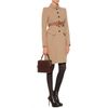 Burberry Prorsum Woolcrepe Coat in Beige (black) - Lyst