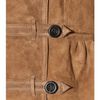 Burberry Prorsum Shearling Jacket with Frogged Trim in Brown (ivory) - Lyst