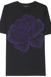 Christopher Kane Flocked Jersey Tshirt - Lyst