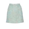 Dolce & Gabbana Jacquard Woven Mini Skirt in Gold - Lyst