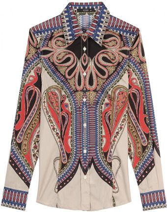 Etro Paisley Print Buttondown Shirt - Lyst