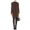 Fendi Wool Coat with Fur Trimmed Pockets in Brown - Lyst